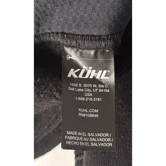 Kuhl Interceptr Full Zip Jacket Men's Medium Fleece Black Casual Outdoor Hiking - Picture 4 of 7